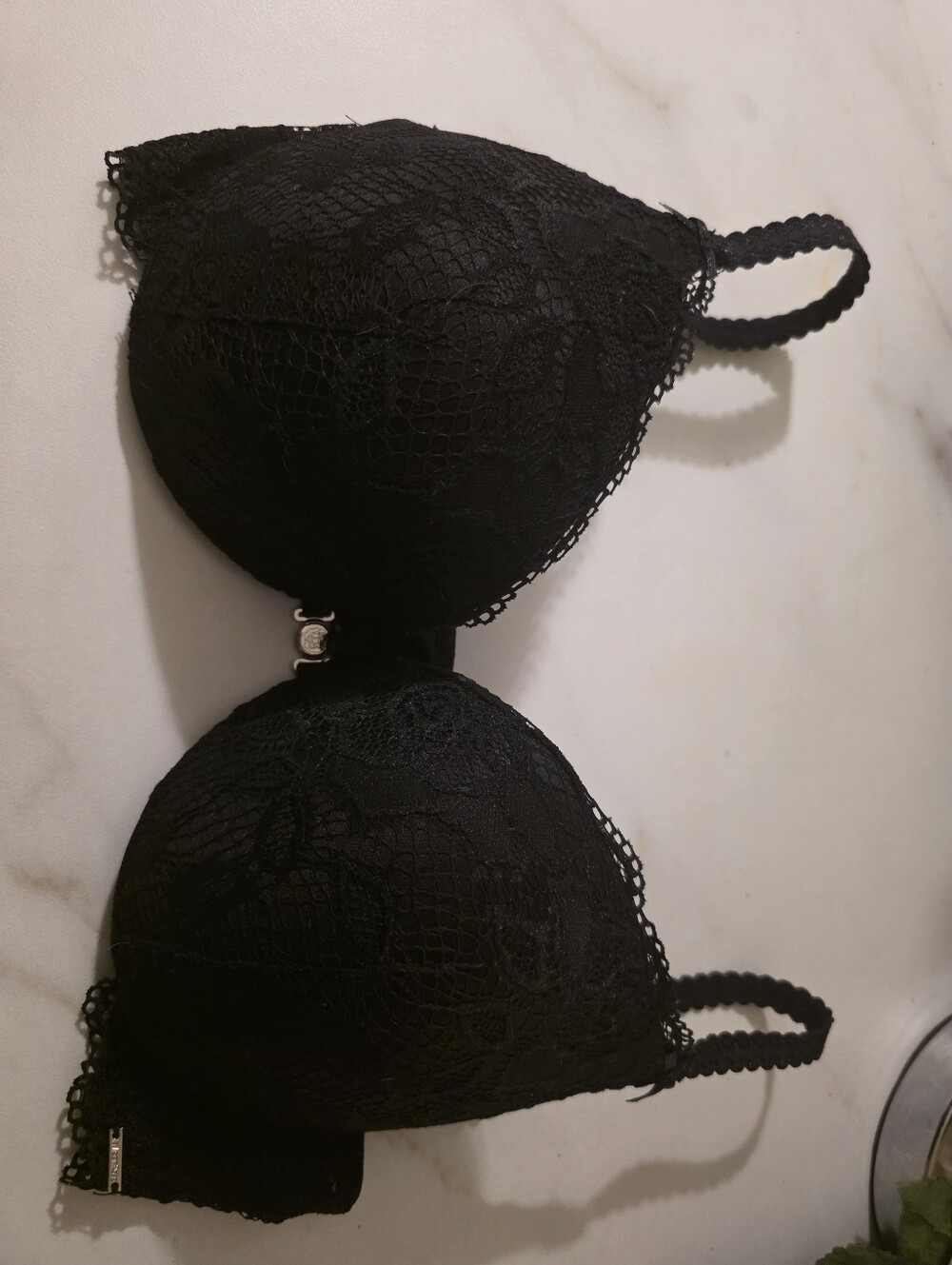 La Vie En Rose Black Bra